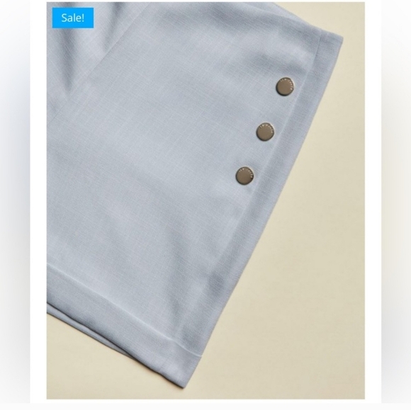 Ted Baker Soft Blue Lightweight Tailored Shorts Shorts Size Small - Picture 3 of 9